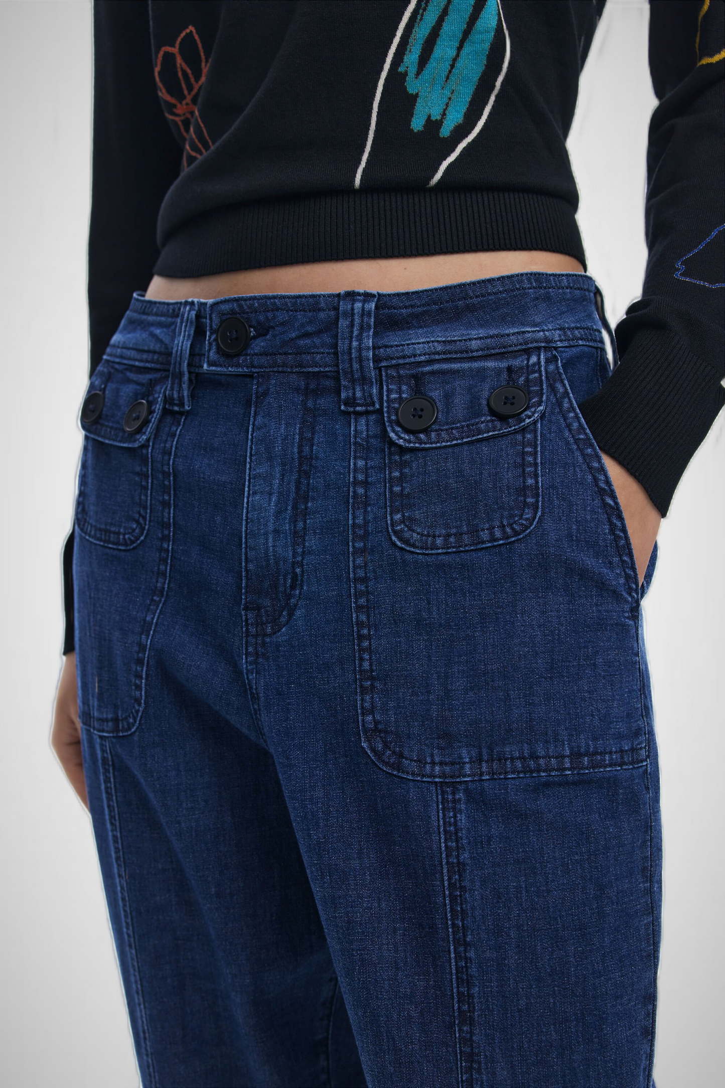 Jogger Jeans With Cuffs (8337562108112)