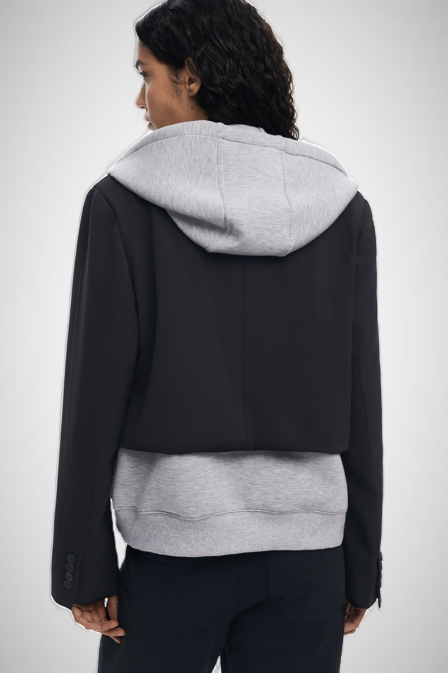 Combined Knit Blazer (8337562173648)
