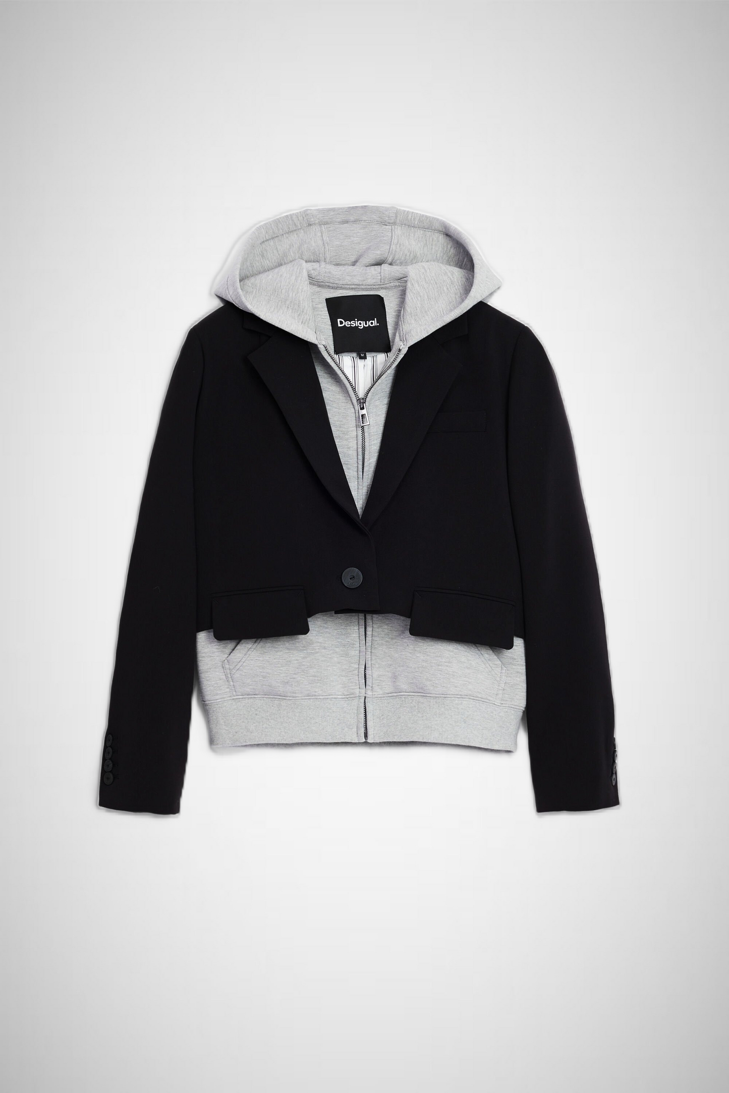 Combined Knit Blazer (8337562173648)