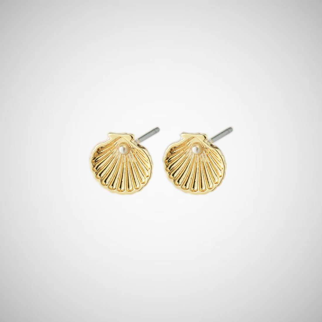 Opal Recycled Seashell Earrings Gold-Plated (8302556217552)