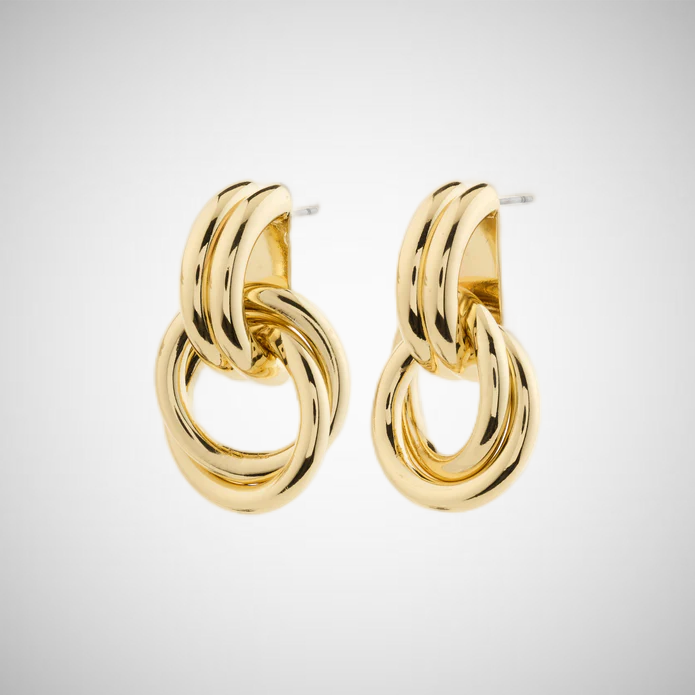 Agni Earrings Gold-Plated (8302557561040)