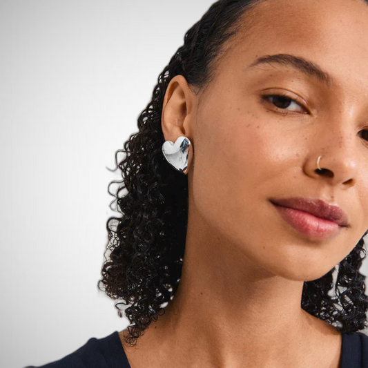 Annemette Earrings Silver-Plated (8302557659344)