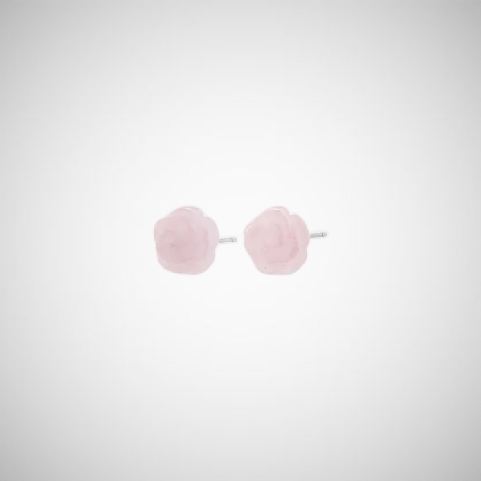 Adem Rosequartz Earrings (8302557724880)