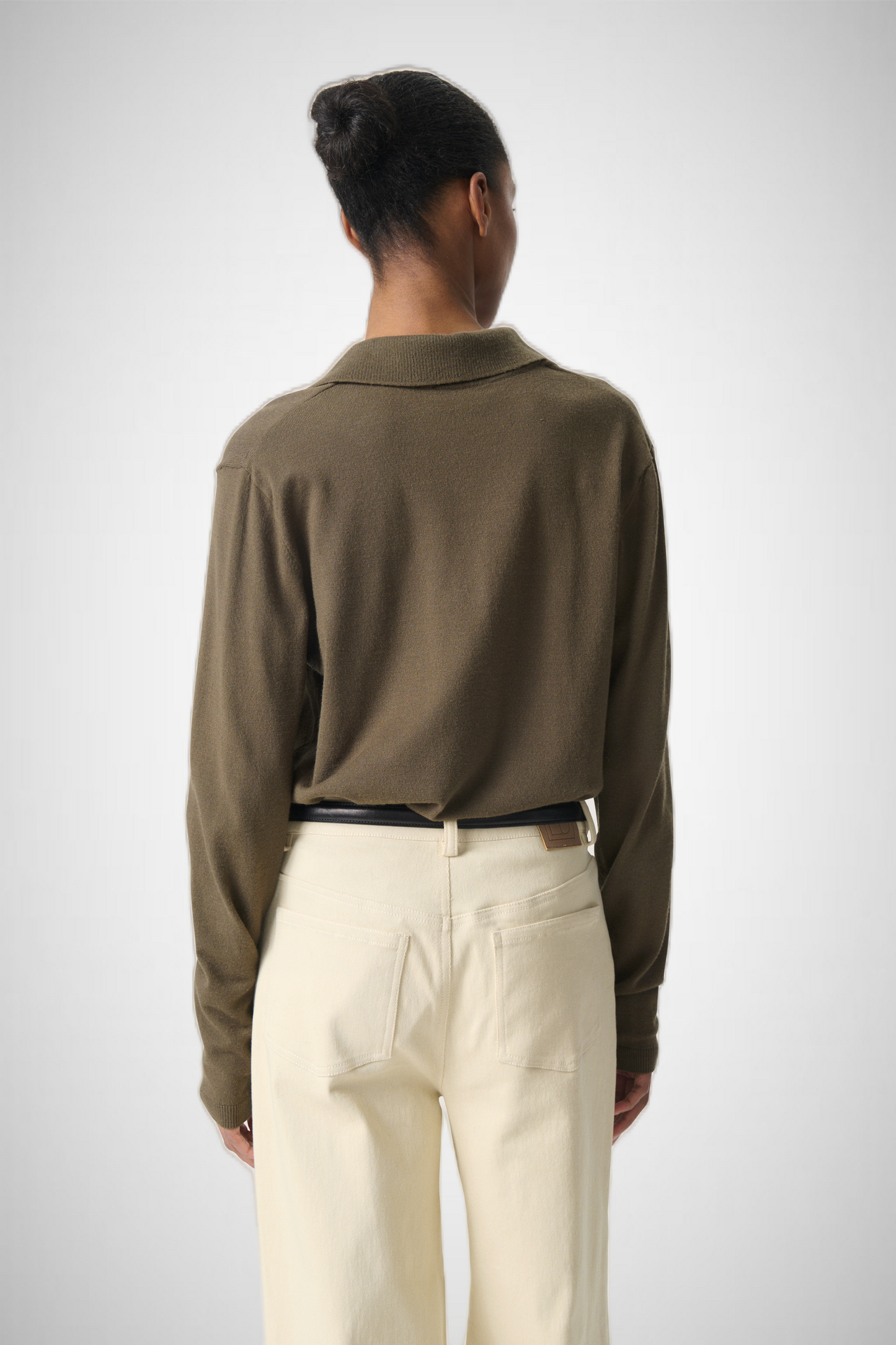 Spina Regular Polo Pullover Ls (8342365077712)