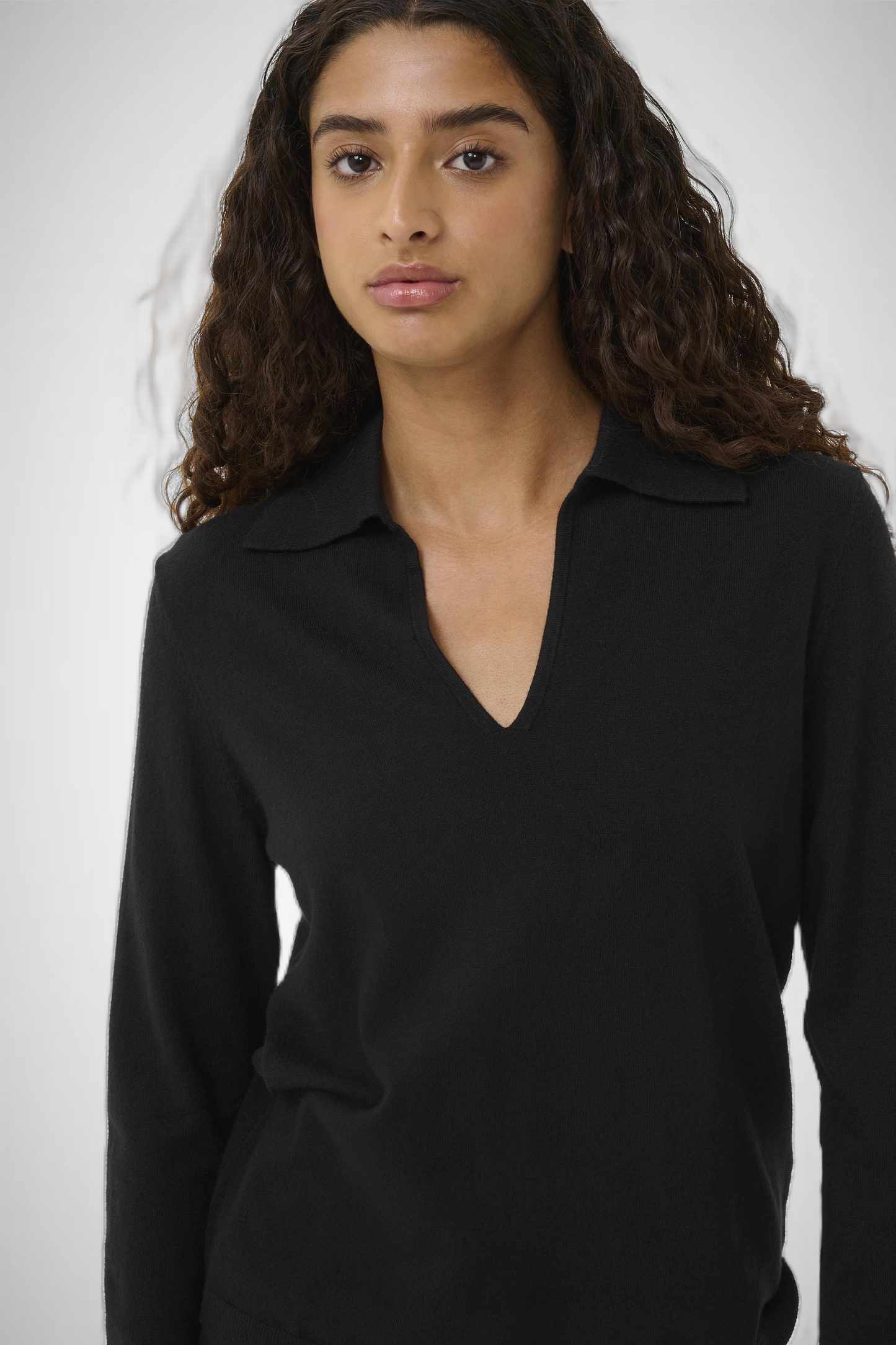 Spina Regular Polo Pullover Ls (8342365077712)