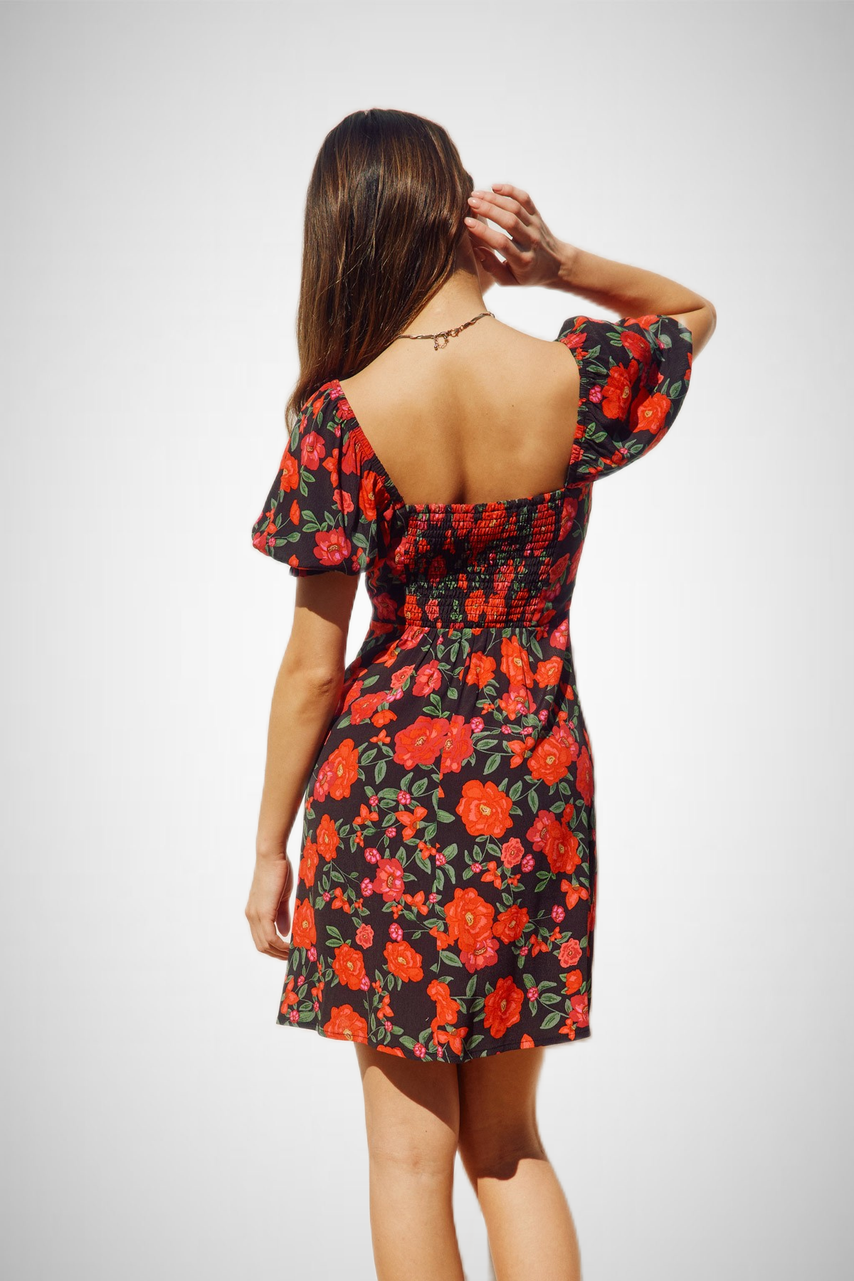 Hearts On Fire Twist Knot Mini Dress (8276756725968)
