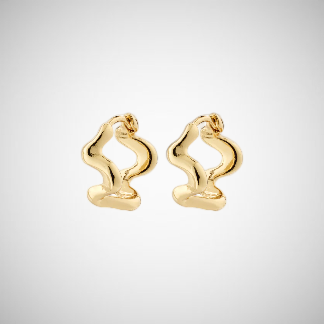 Penelope Recycled Earrings Gold Plated (8302555005136)