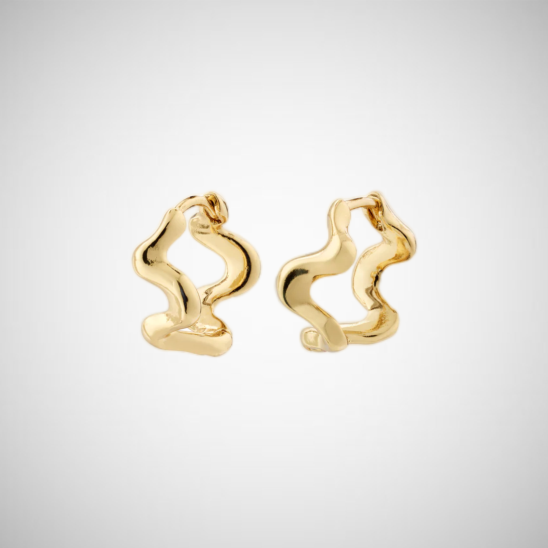 Penelope Recycled Earrings Gold Plated (8302555005136)