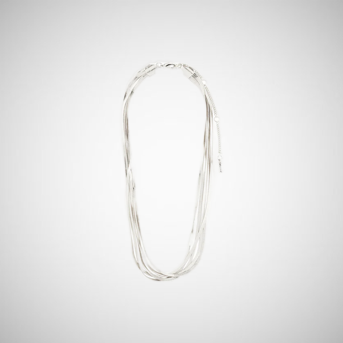 Kira Recycled Necklace Silver Plated (8302554906832)