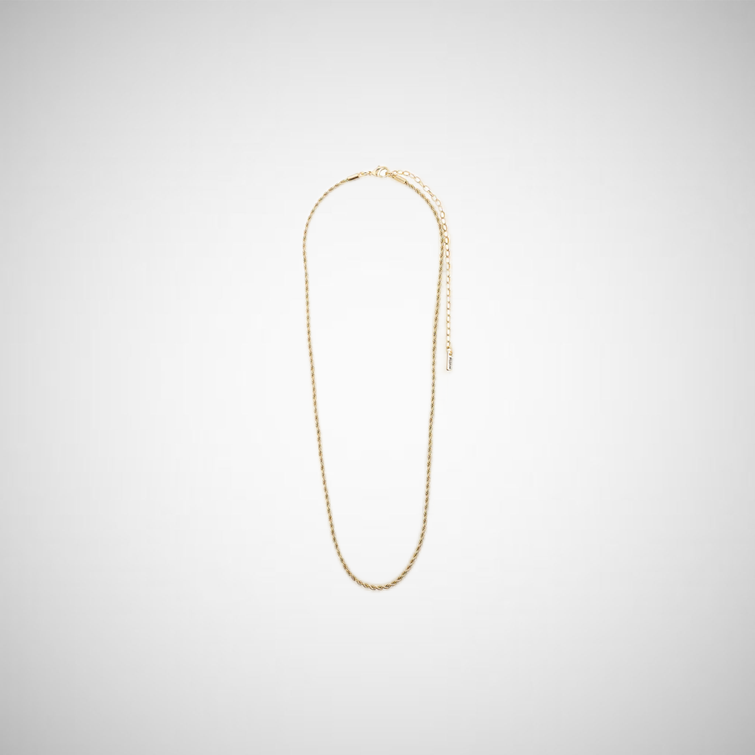 Pam Recycled Robe Chain Necklace Gold Plated (8302555562192)