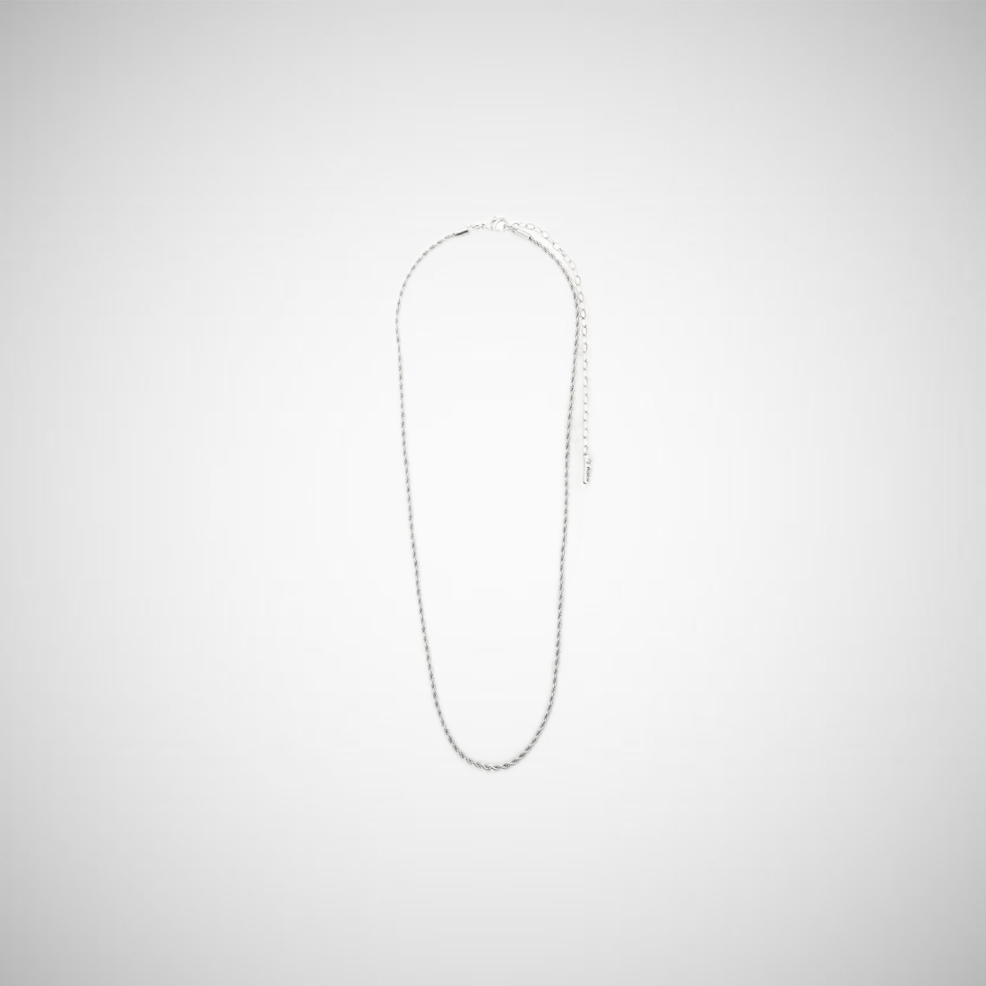 Pam Recycled Robe Chain Necklace Silver Plated (8302555529424)