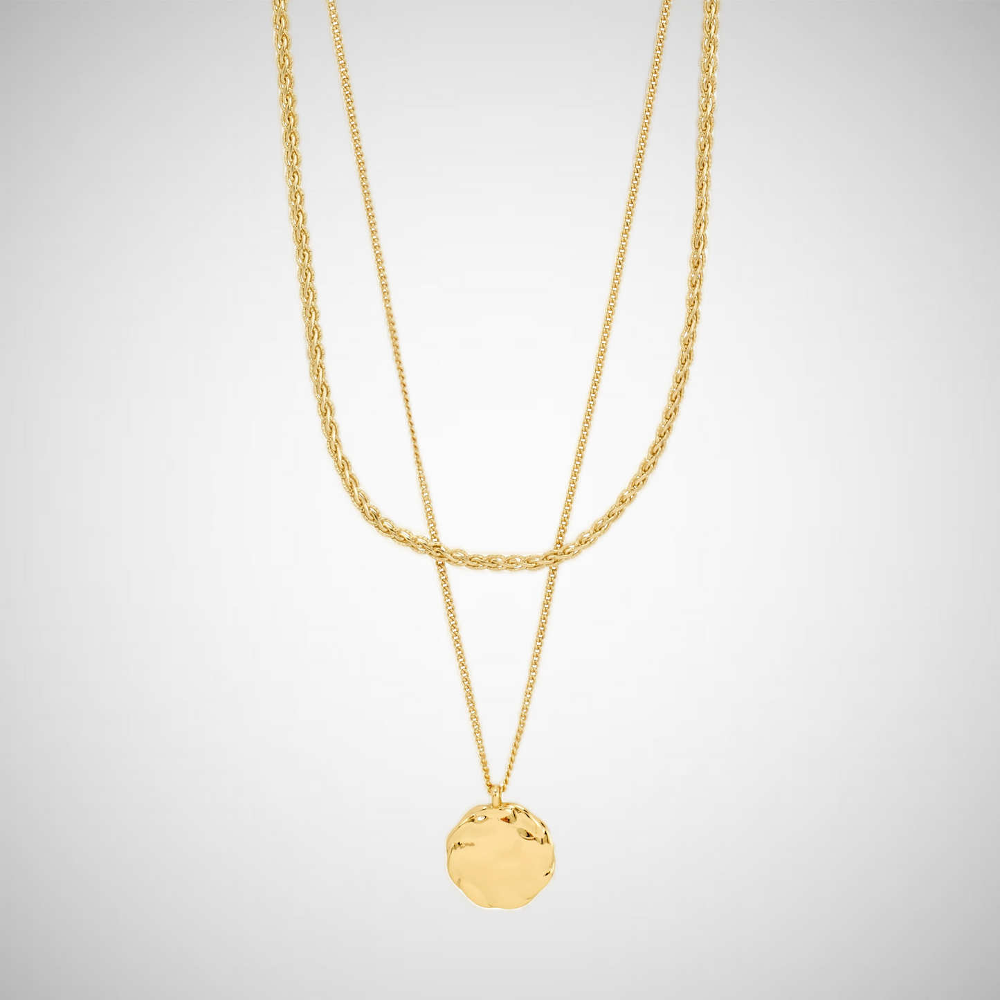 Declan Necklace 2-In-1 Set, Gold-Plated (8335104311504)