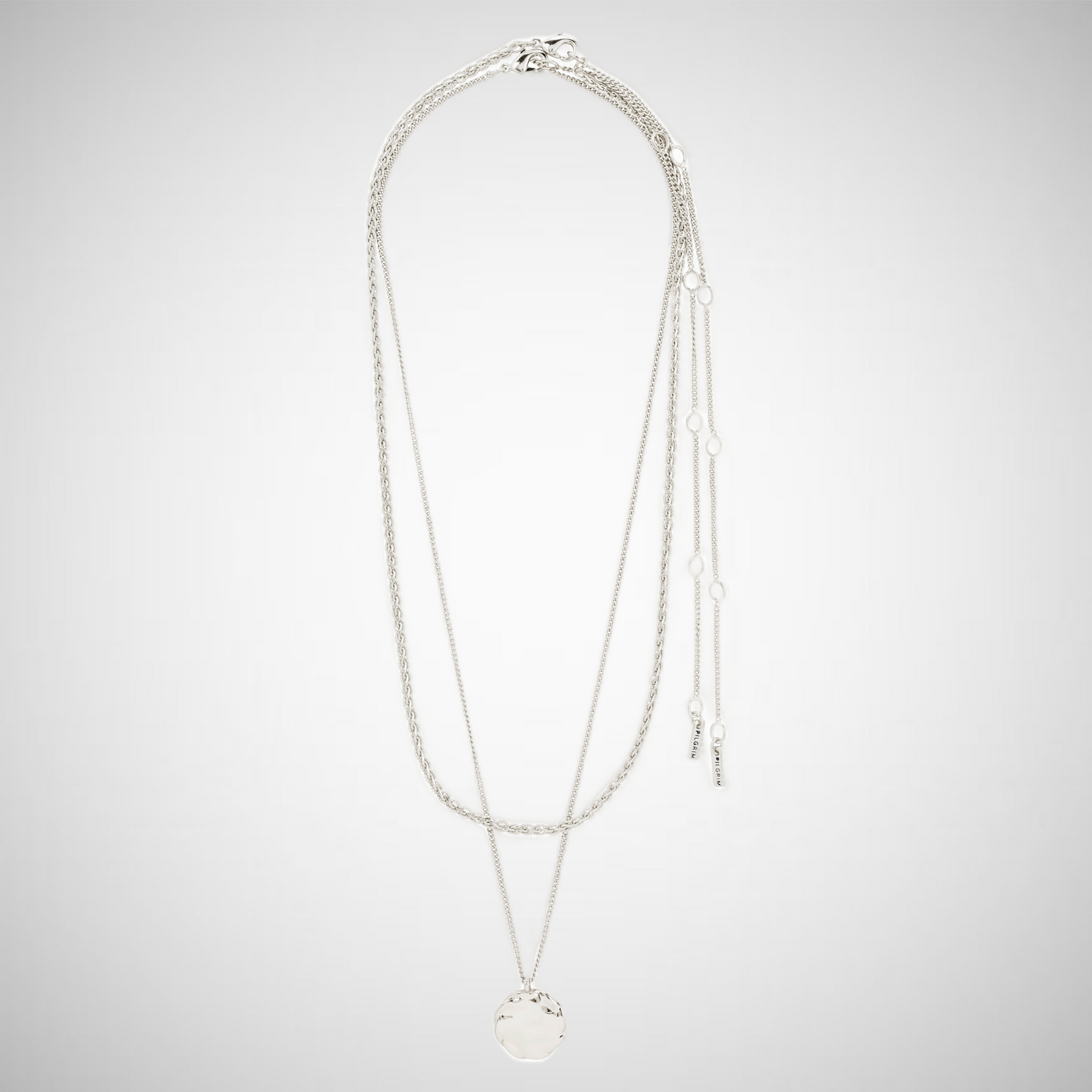 Declan Necklace 2-In-1 Set, Silver-Plated (8335104278736)