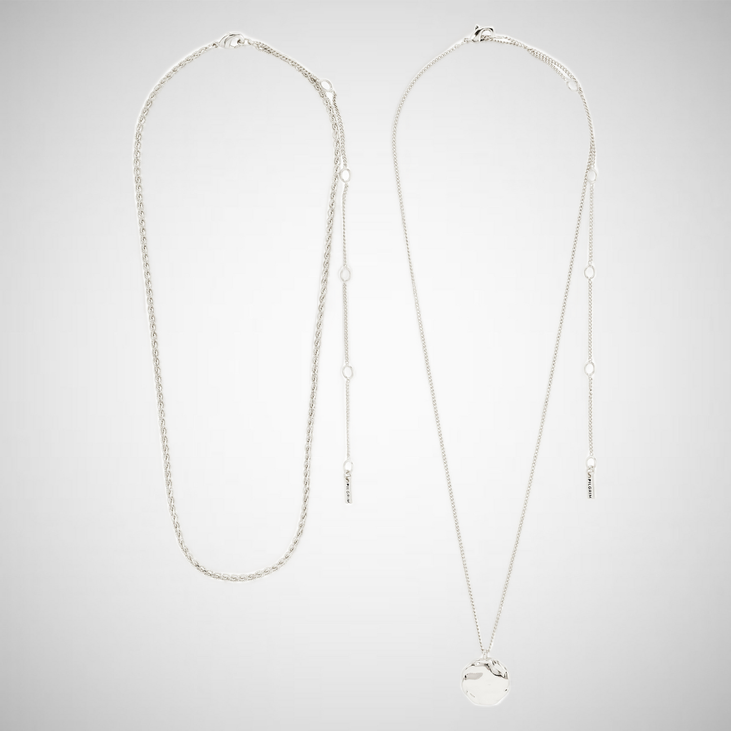 Declan Necklace 2-In-1 Set, Silver-Plated (8335104278736)