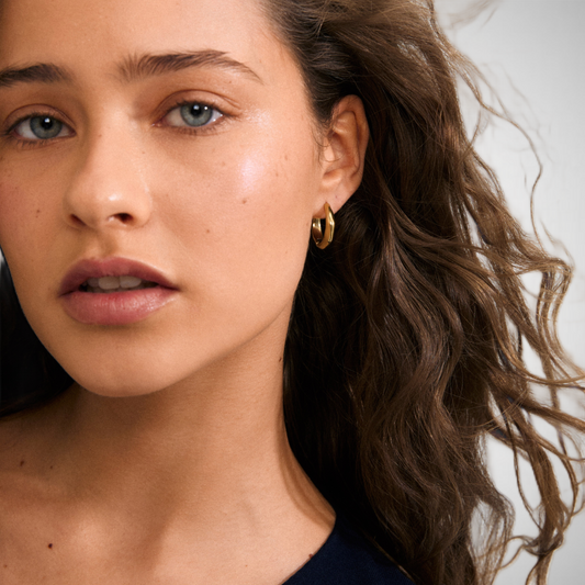 Harrison Hoops Gold-Plated (8335104475344)