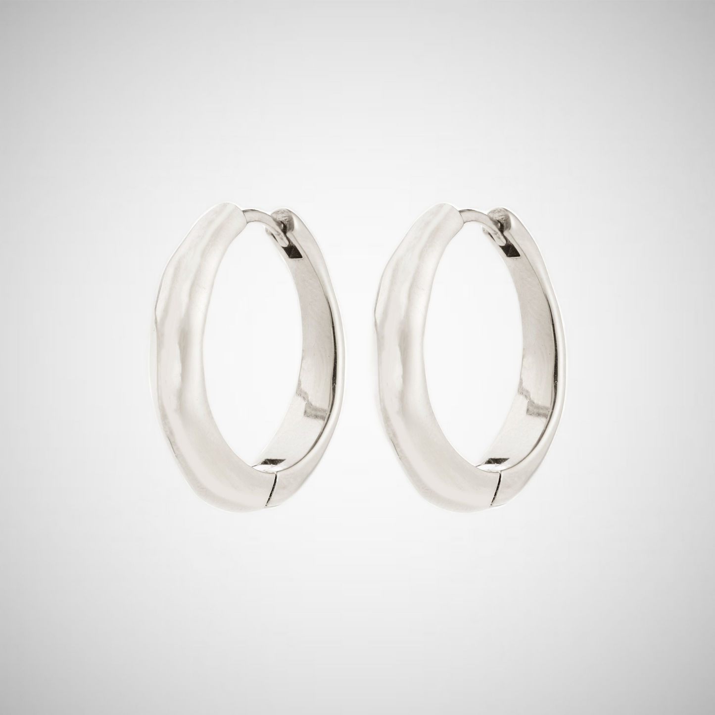 Harrison Hoops Silver-Plated (8335104409808)