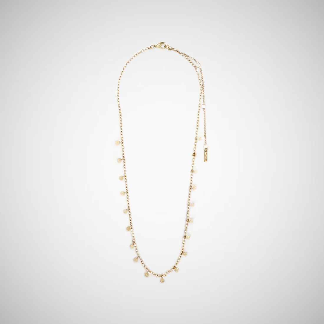 Panna Recycled Coin Necklace Gold-Plated (8302555431120)
