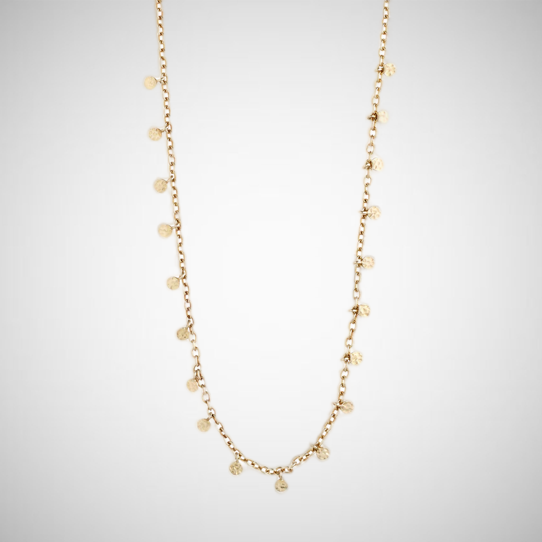 Panna Recycled Coin Necklace Gold-Plated (8302555431120)