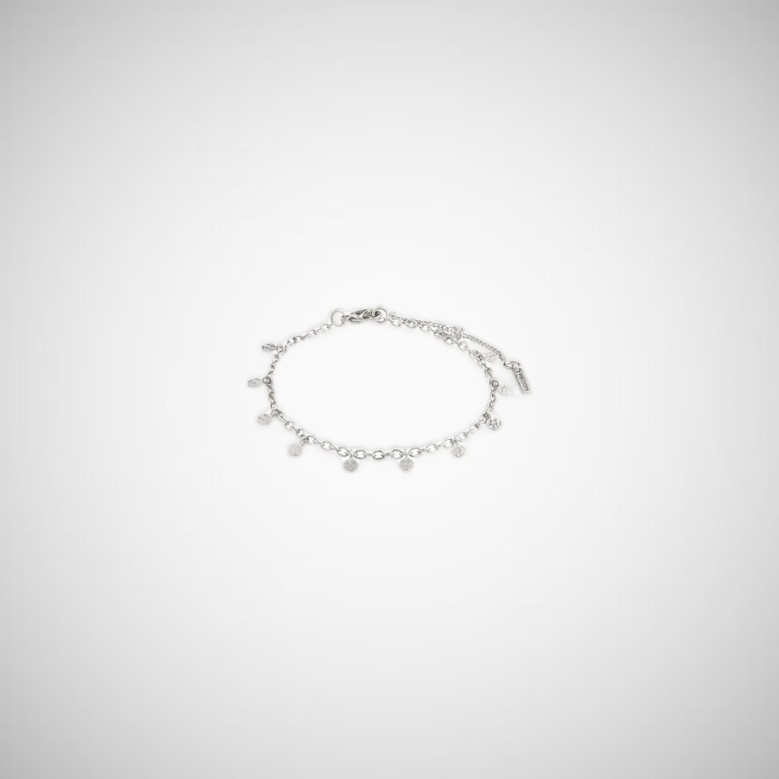 Panna Recycled Coin Bracelet Silver-Plated (8302555496656)