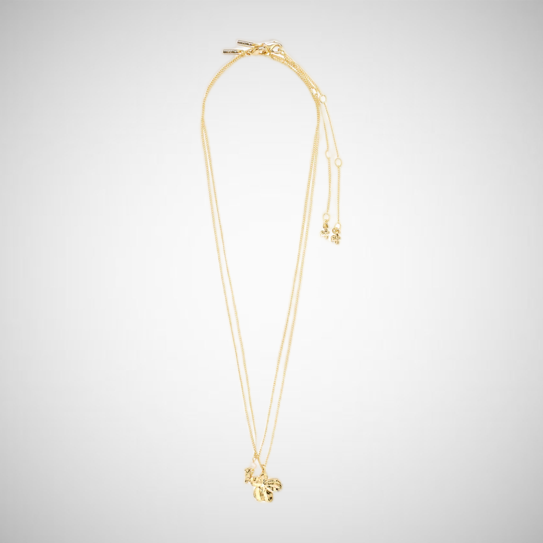 Zhuri Recycled Necklace 2-In-1 Set Gold-Plated (8302555070672)