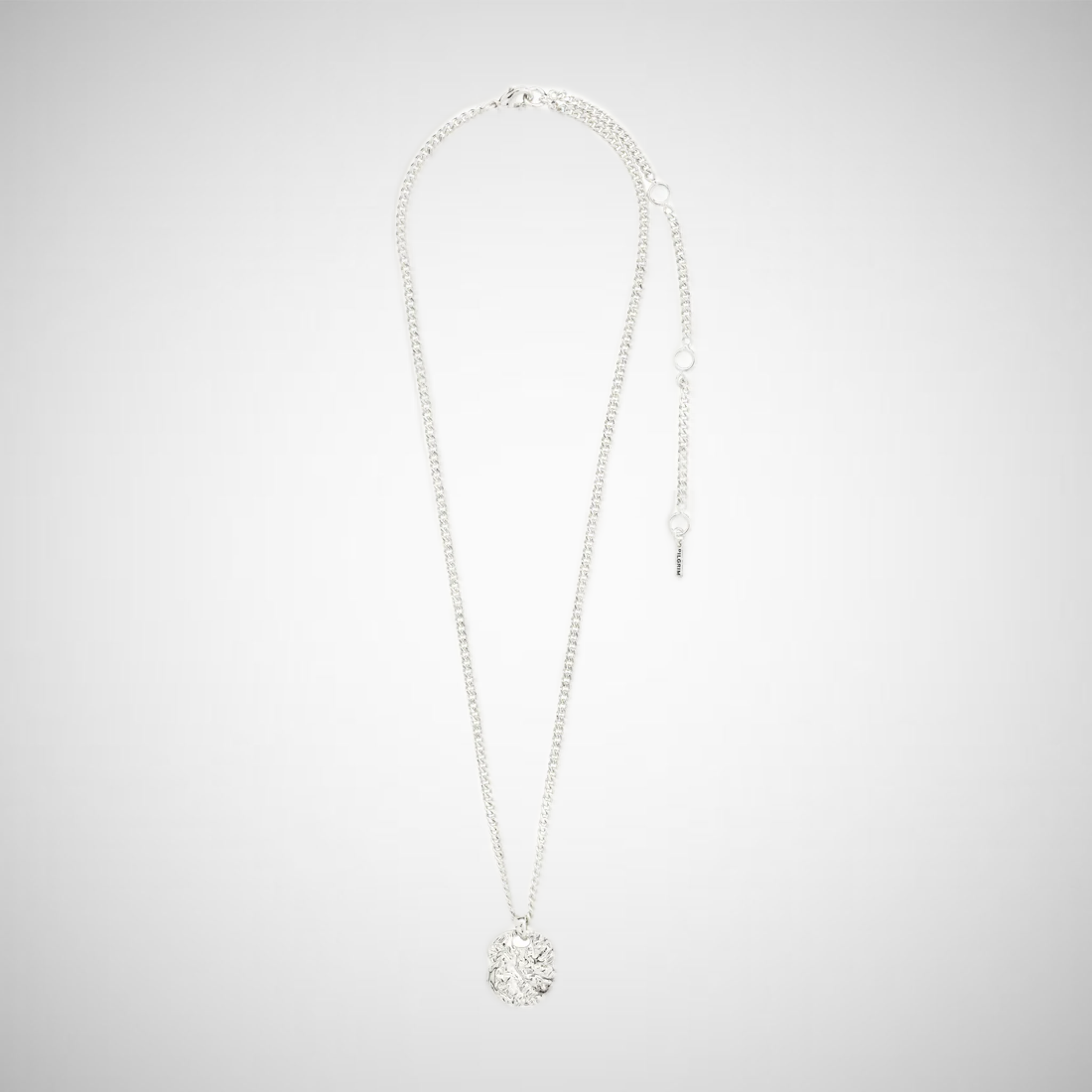 Scottie Recycled Coin Necklace Silver Plated (8302555103440)