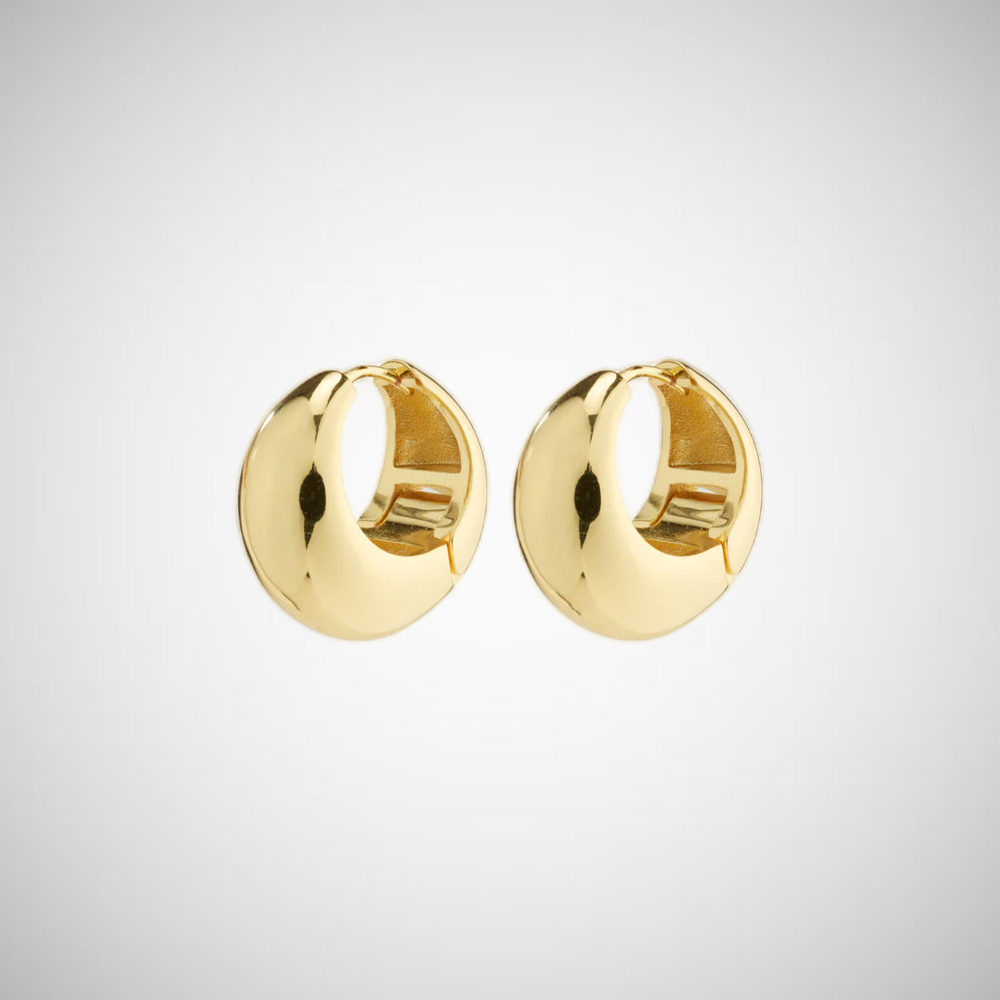Ioanna Recycled Chunky Hoops Gold-Plated (8302556283088)