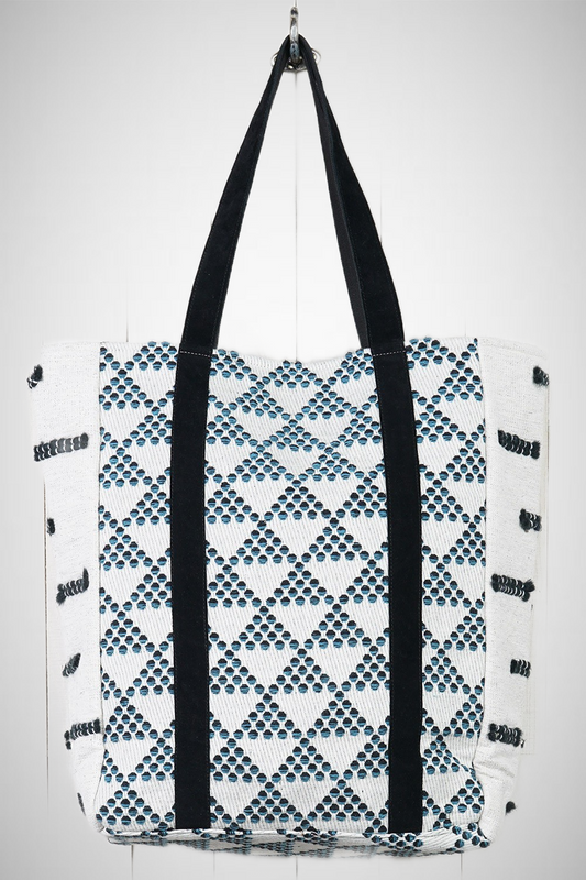 Geo Patterned Tote Bag (8261795479760)