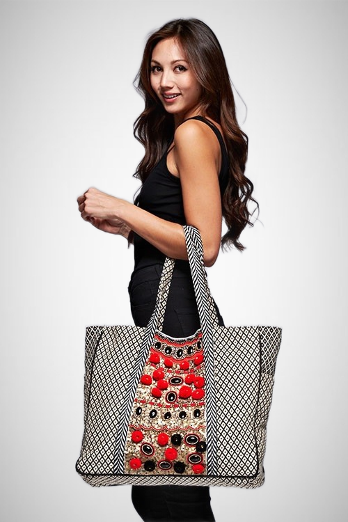 Tapestry Rectangle Tote (8261795774672)