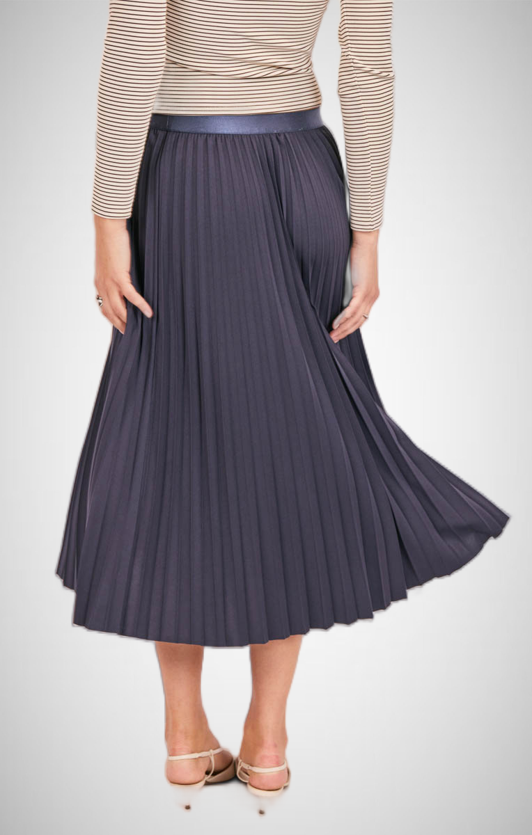 Full Of Charm Pleated Midi Skirt (8350639456464)