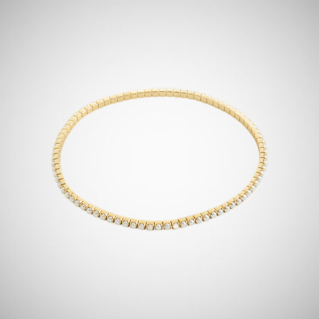 Bracelet Arash Gold Plated White (8302558838992)