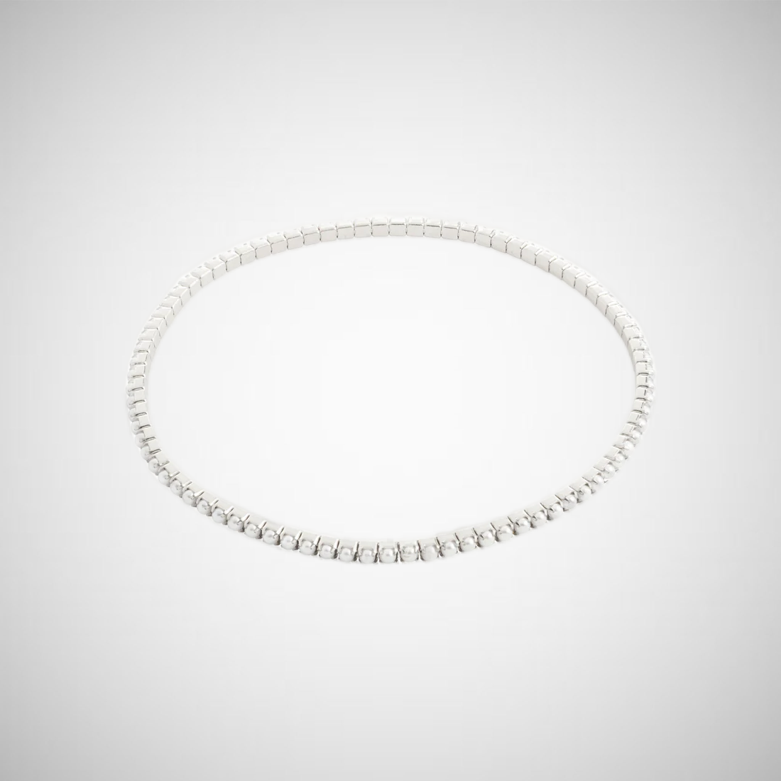 Bracelet Arash Silver Plated White (8302558806224)
