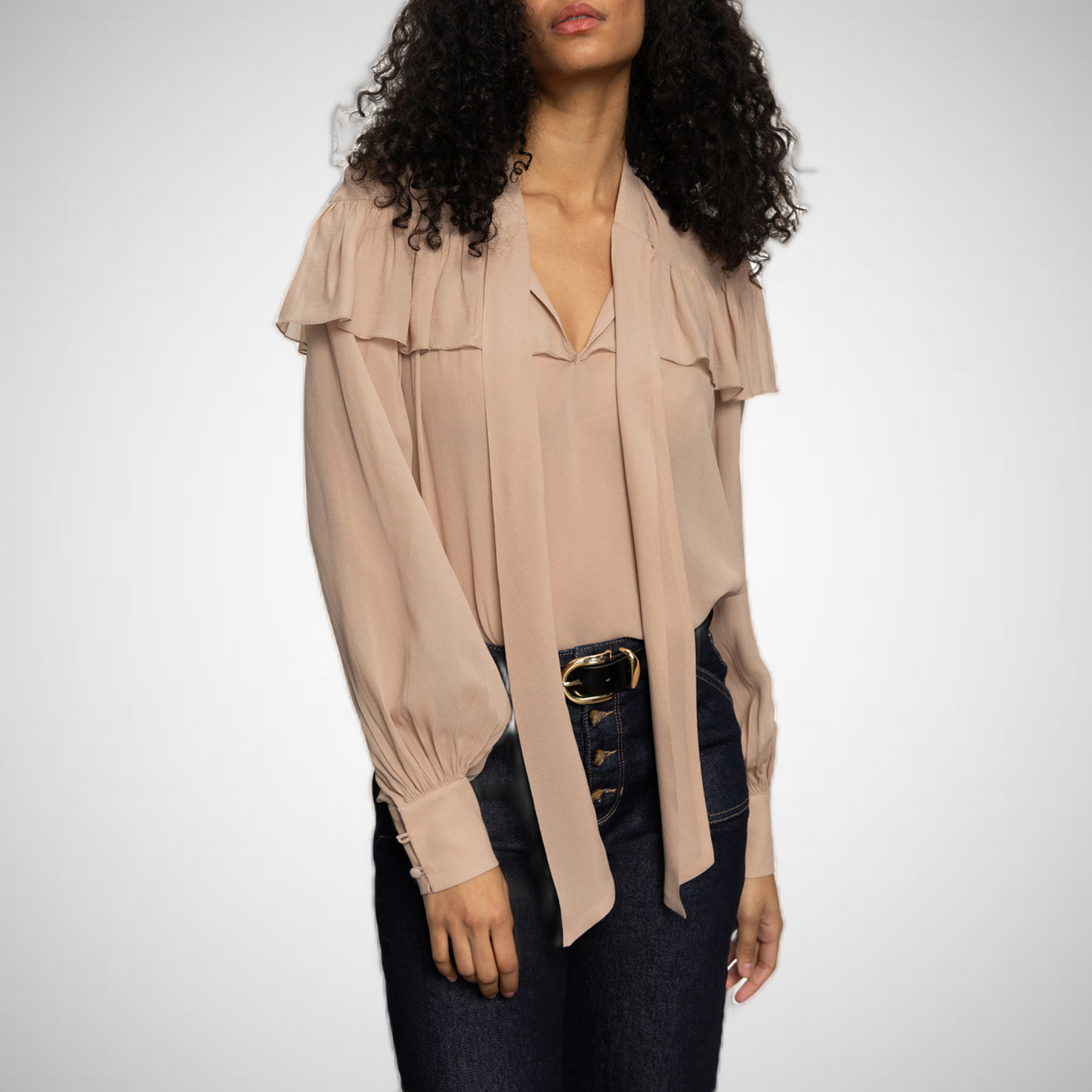 Fade Into Your Ruffle Blouse (8332378931408)