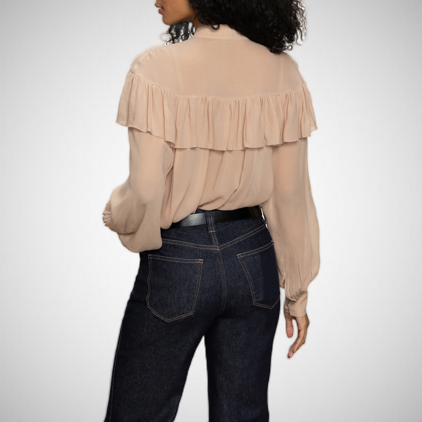 Fade Into Your Ruffle Blouse (8332378931408)