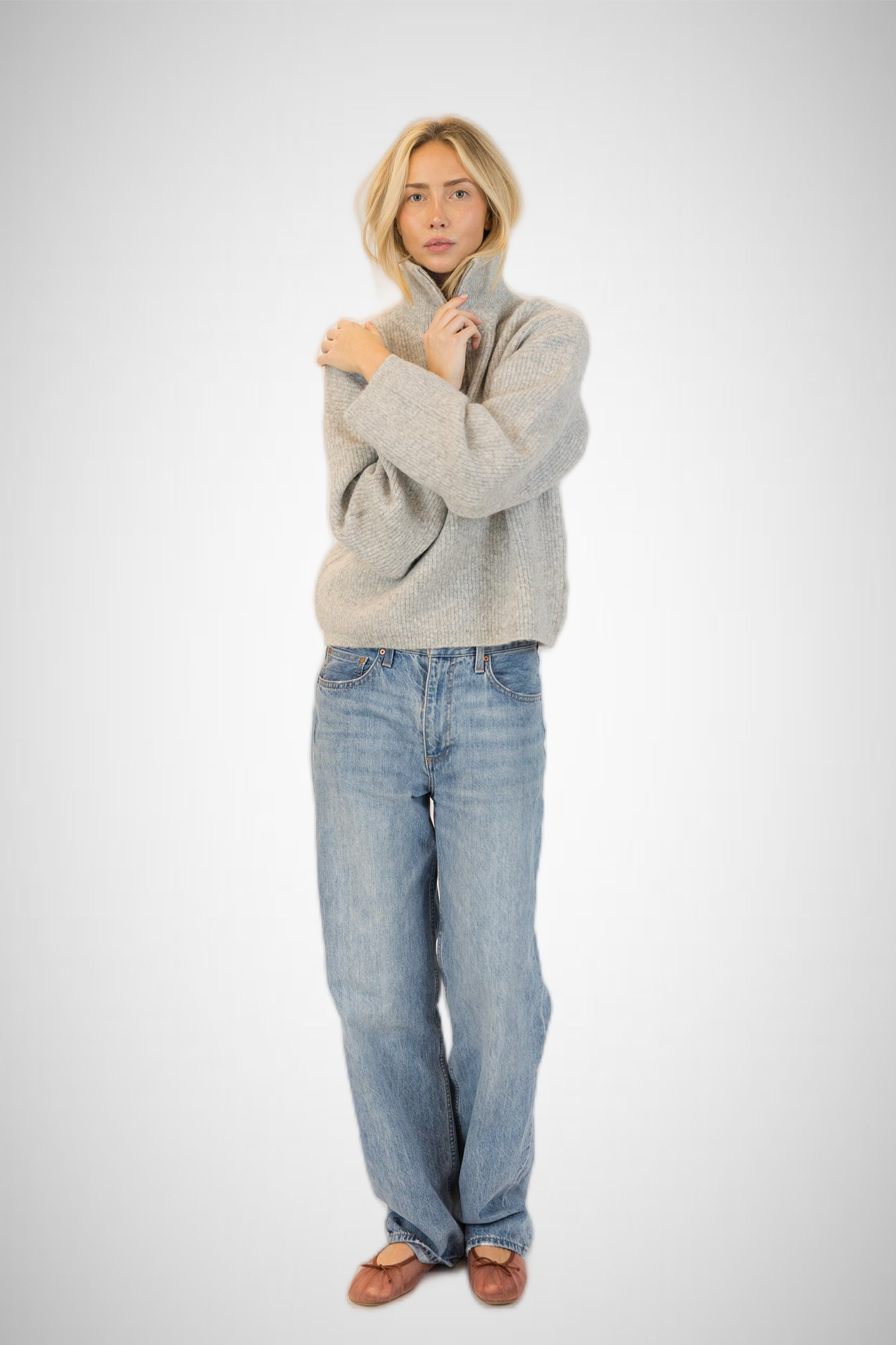 Eva Eco Mockneck Pullover (8341000945872)