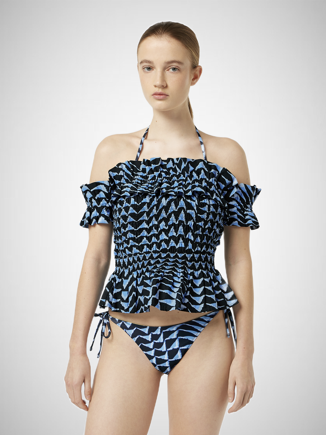 Ruffles Dropped Shoulder Top (8290216870096)