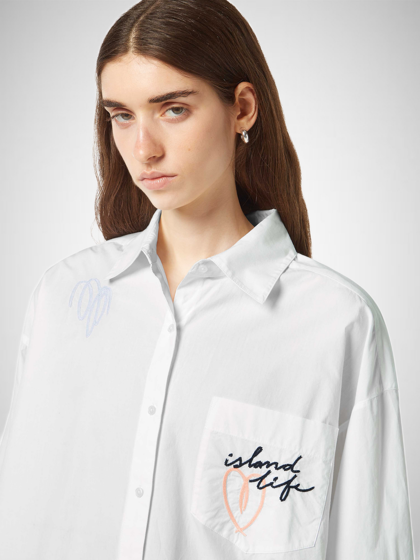 Embroidered Poplin Shirt (8290216902864)