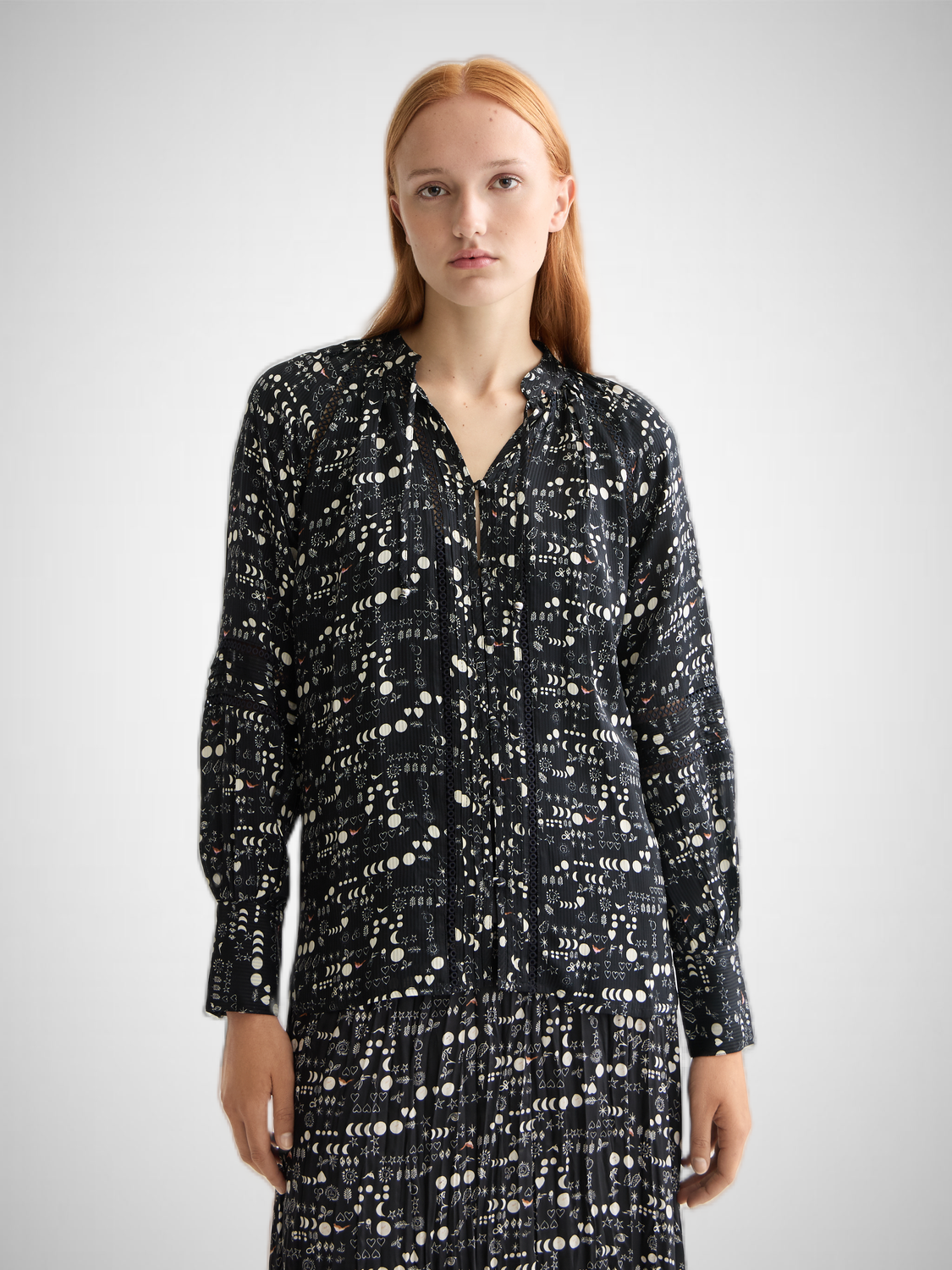 Shirt With Lace And Ties (8352722649296)