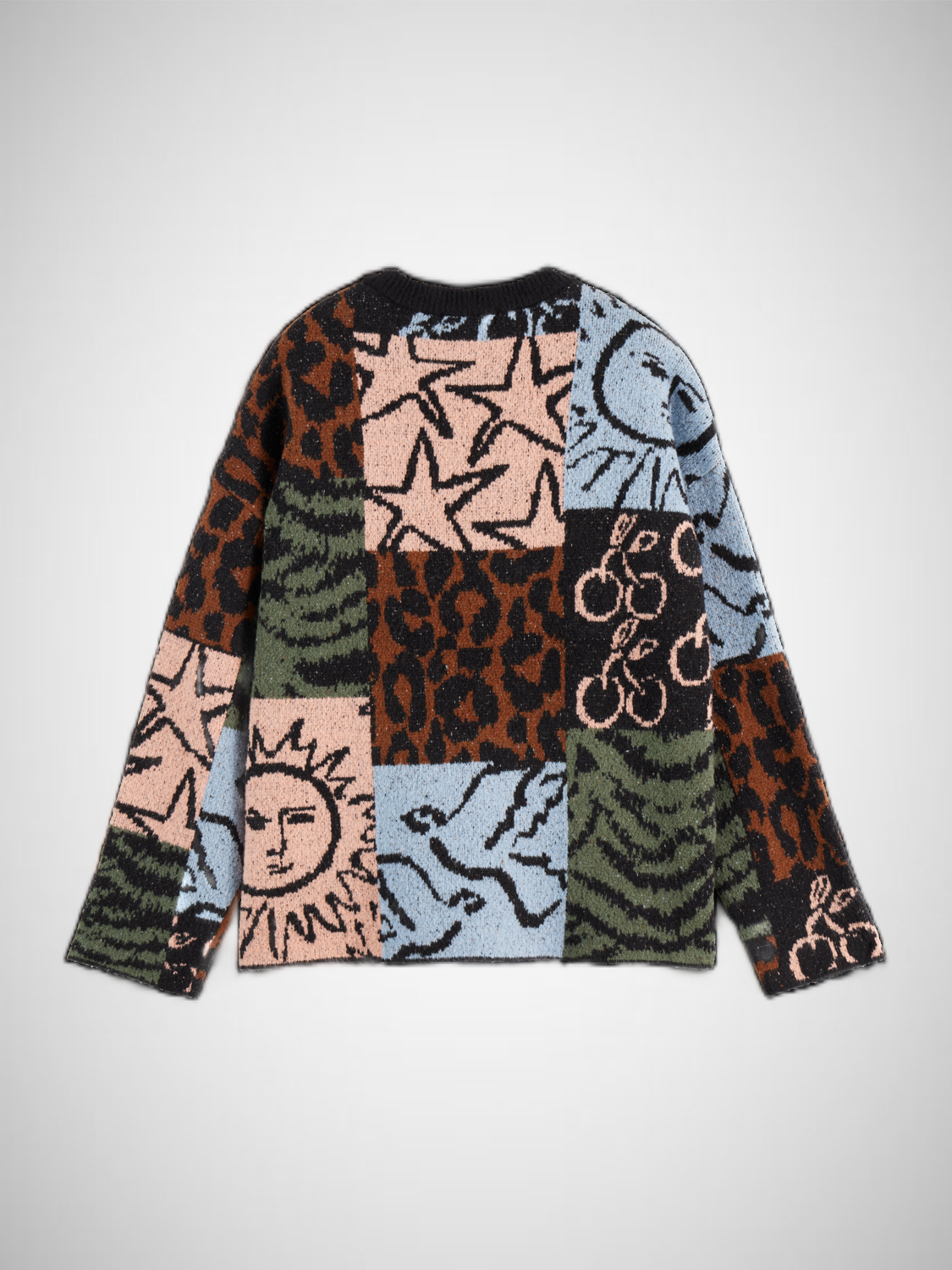 Jacquard Oversized Pullover (8352561856720)