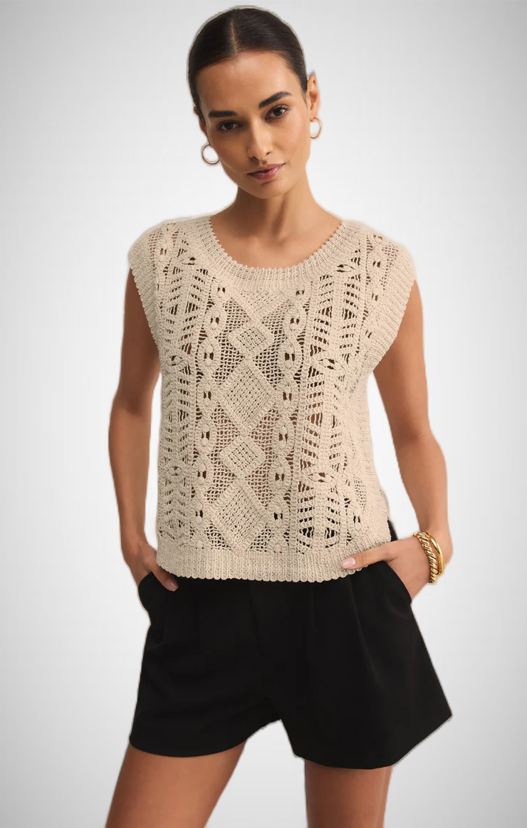 Baroque Sweater Top (8337546772688)