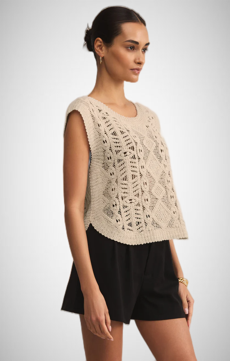 Baroque Sweater Top (8337546772688)