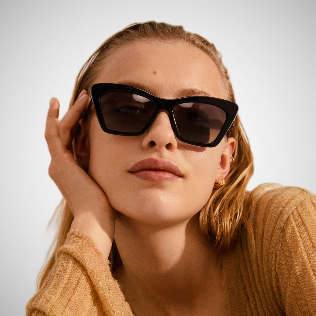 Dkota Angular Cat-Eye Shaped Sunglasses (8302558183632)