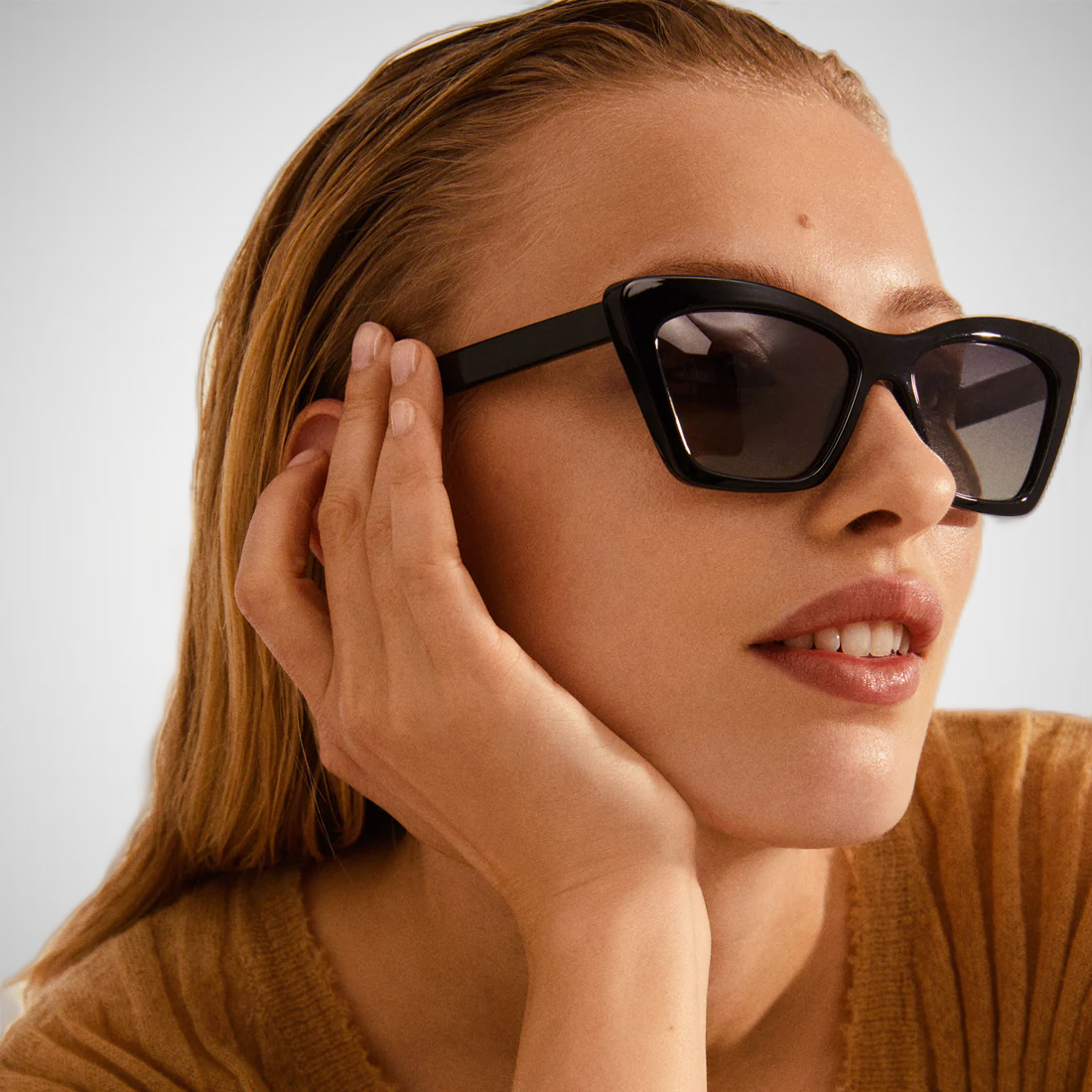 Dkota Angular Cat-Eye Shaped Sunglasses (8302558183632)