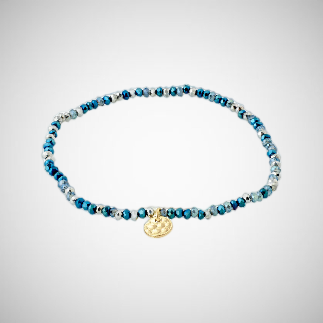 Indie Bracelet Blue, Gold-Plated (8302558576848)