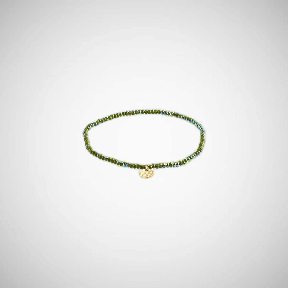 Indie Bracelet Green, Gold-Plated (8302558544080)