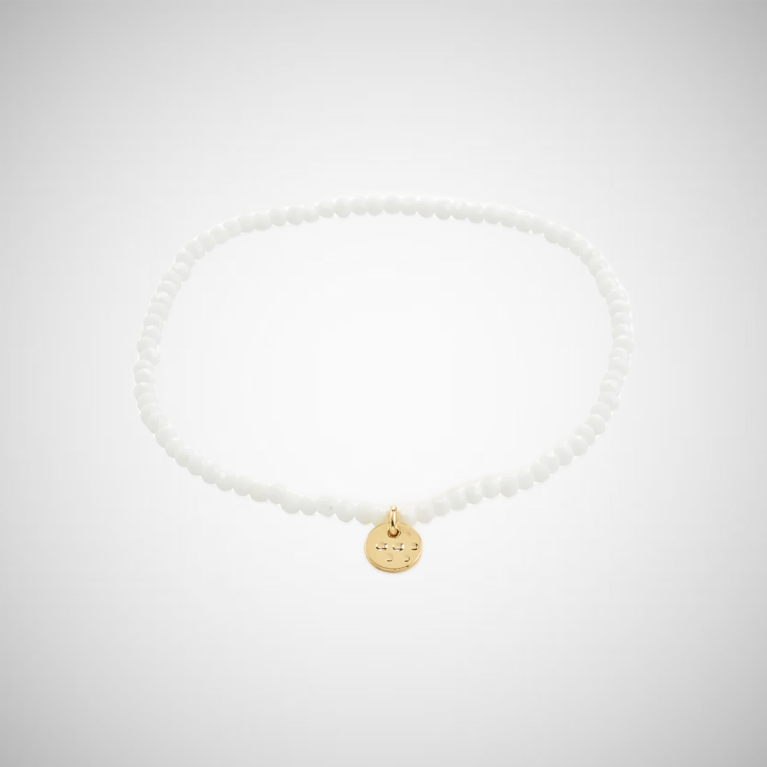 Bracelet Indie Gold Plated White (8302558478544)