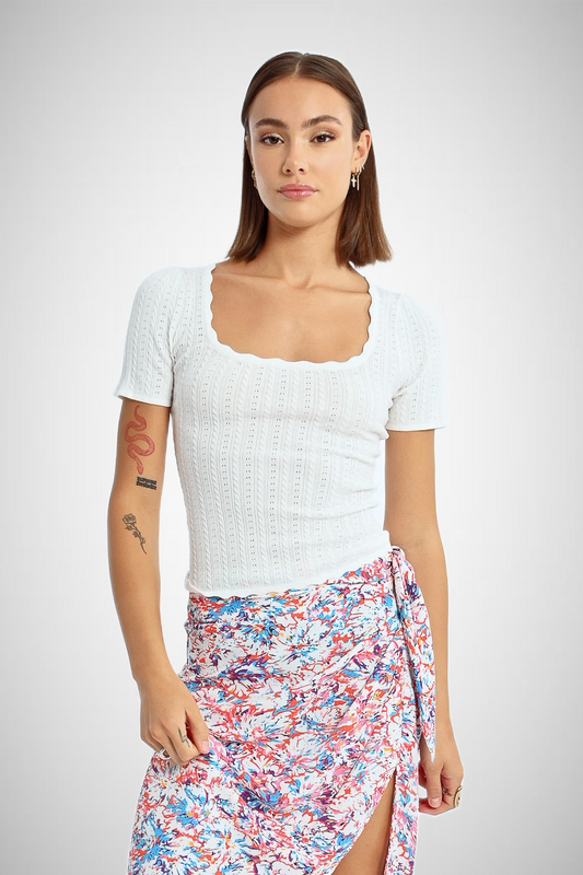 Short Sleeved Sweater T-Shirt (8254910202064)