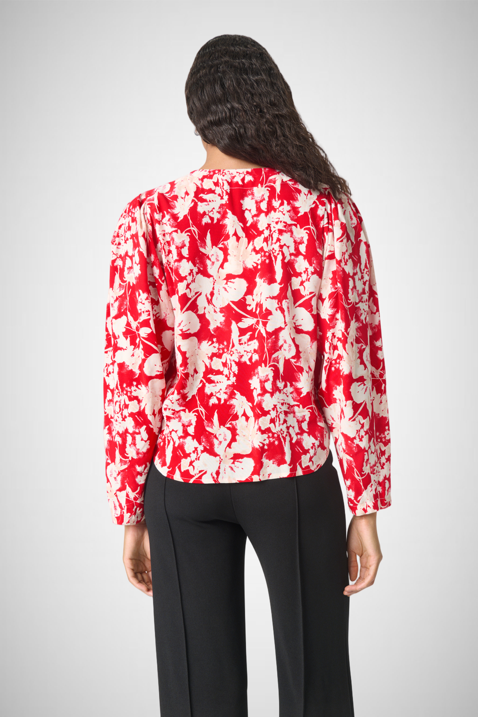Oline Long Sleeve Printed Blouse (8229283659984)