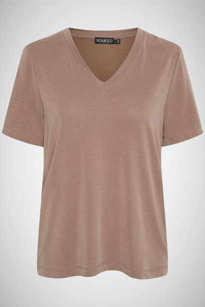 Columbine Loose Fit V-Neck Ss (8170914218192)