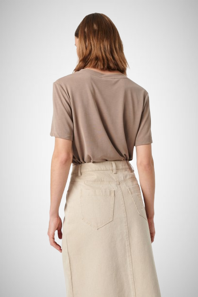 Columbine Loose Fit V-Neck Ss (8170914218192)