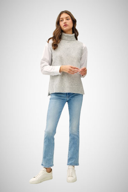 Wool Blend Turtleneck Sweater Vest (8162071052496)